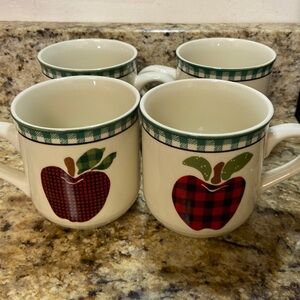 Applejack apple mugs set of 4
